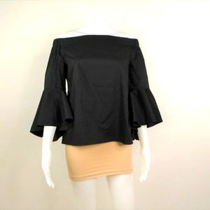 Gorgeous Off Shoulder Jennifer Lopez Boho Bell Sleeve Blouse